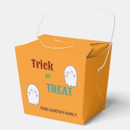 Niedlich Ghost Trick oder Treat Halloween Geschenkschachtel