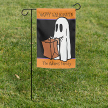 Niedlich Ghost w Trick oder Treat Bag Halloween