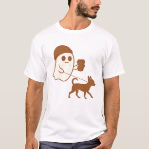 Niedlich Ghost Walking Chihuahua T-Shirt