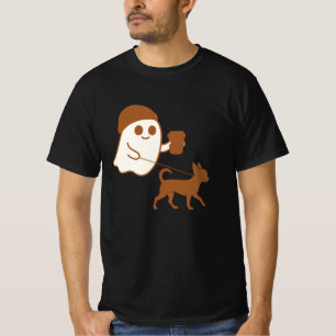 Niedlich Ghost Walking Chihuahua T-Shirt