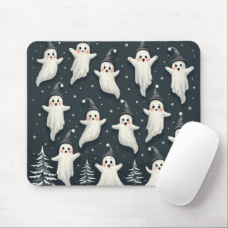 Niedlich Ghost Winter Pattern Mouse Pad Mousepad