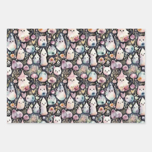 Niedlich Ghosting Garden Geschenkpapier Set