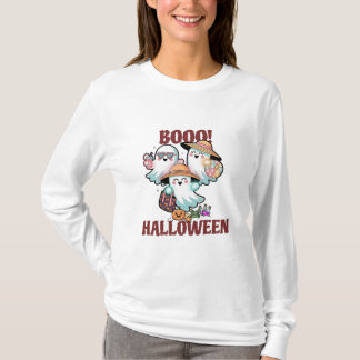 Niedlich Ghosts Boo Halloween T - Shirt