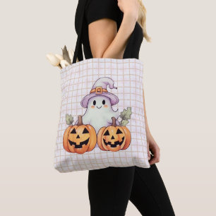 Niedlich Ghosts Hexengoldenes Hats-Glitzer Hallowe Tasche