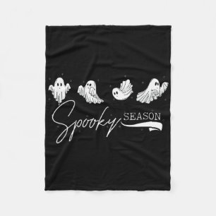 Niedlich Ghosts Spooky Season Funny Kawaii Hallowe Fleecedecke