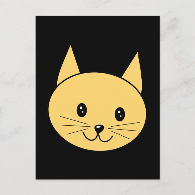 Niedlich Ginger Cat. Postkarte (Vorderseite)
