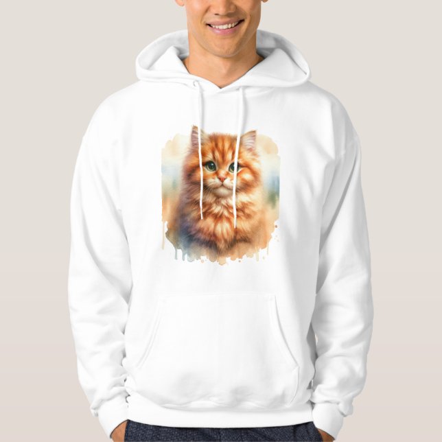 Niedlich Ginger Tabby Cat Classic T - Shirt (Vorderseite)