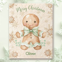 Niedlich Gingerbread Man Boy Name Weihnachten