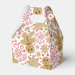Niedlich Gingerbread Man & Peppermint Weihnachten Geschenkschachtel