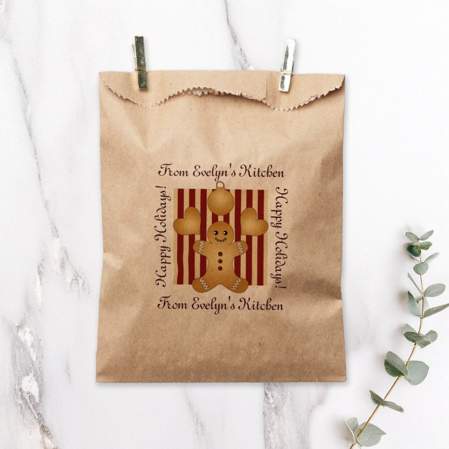 Niedlich Gingerbread Mann Weihnachten Leckerei Geschenktütchen (Von Creator hochgeladen)