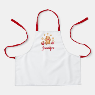 Niedlich Gingerbrei Mann Weihnachtskids Schürze
