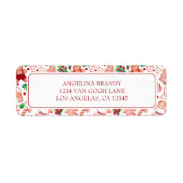 Niedlich Gingerbrei Weihnachtsfeiertage Rücksendea