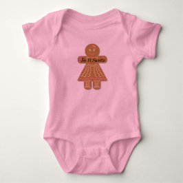 Niedlich Gingerbrot Lady Baby Bodysuit Strampler