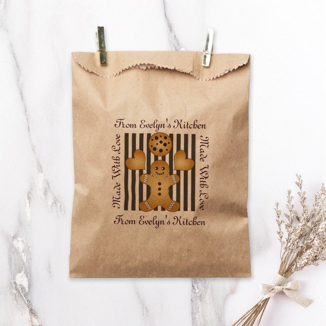 Niedlich Gingerbrot Mann Cookie Leckerei Geschenktütchen (Von Creator hochgeladen)