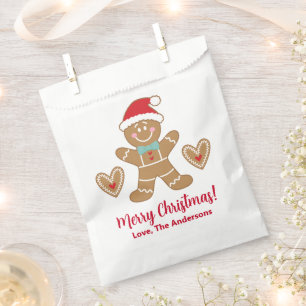 Niedlich Gingerbrot Mann Weihnachtsweihnachtsnacht Geschenktütchen