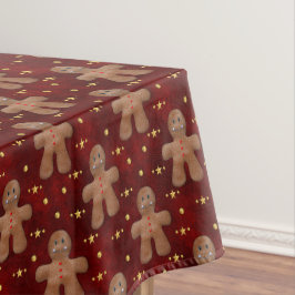 Niedlich Gingerbrot Weihnachten Tischdecke