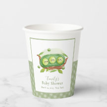 Niedlich Gingham Greenery Sweet Pea in Pod Baby Du