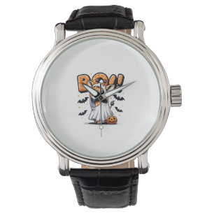 Niedlich Giraffe Ghost Boo Halloween Kostümzoo Lov Armbanduhr