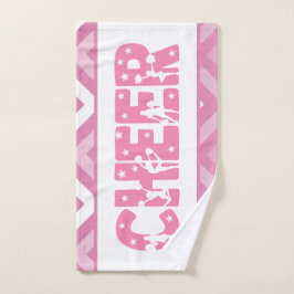 Niedlich Girl Cheer Typografy Cheerleader Star Tex Handtuch