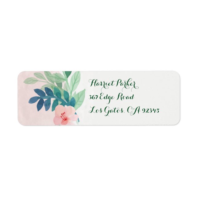 Niedlich Girl Fine Floral Watercolor (Vorne)