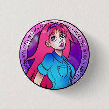 Niedlich Girl Liebe Pink Anime Girl