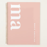 Niedlich Girl Monogram Name Pink School