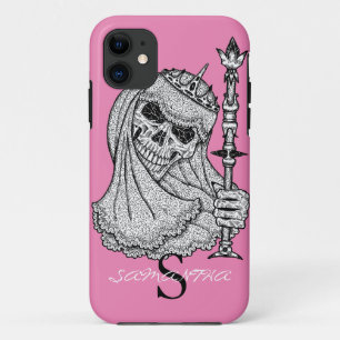 NIEDLICH GIRL SKULL CROWN PINK Fall Mate iPhone Fa Case-Mate iPhone Hülle