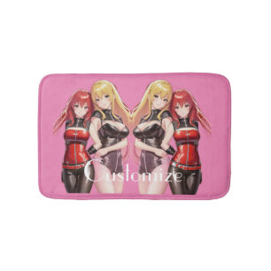 Niedlich Girls Anime Thunder_Cove Badematte