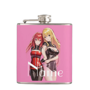 Niedlich Girls Anime Thunder_Cove Flachmann