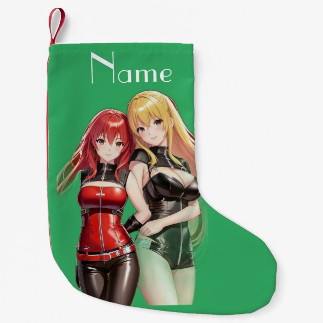 Niedlich Girls Anime Thunder_Cove Kleiner Weihnachtsstrumpf (Vorderseite)