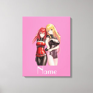 Niedlich Girls Anime Thunder_Cove Leinwanddruck