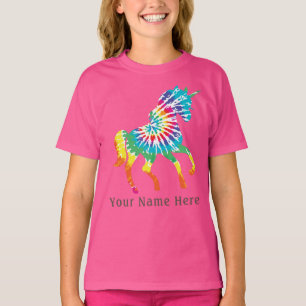 Niedlich Girls individuelle Name Tanzen Krawatte F T-Shirt