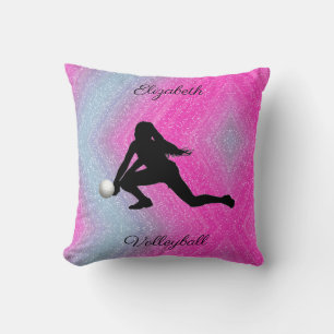 Niedlich Girls Volleyball Pastel Kissen