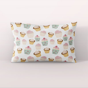 Niedlich Girly Cupcake Muster Kissenbezug