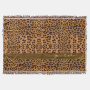 Niedlich Girly Jaguar Muster Animal Print & Stilet Decke