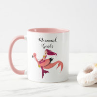 Niedlich Girly Lila Mermaid & Pink Mermingo