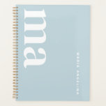 Niedlich Girly Monogram Blue School Planer<br><div class="desc">Dieser stilvolle Planer ist ein Muss für hübsches Schulmaterial und zurück zum Schulbedarf. Perfekt für die Schule muss haben, es passt gut zu Ihrem Schulangebot Highschool Liste. Mit seinem niedlichen Schulmaterial-Design ist es eine ästhetische Schulausstattung von wesentlicher Bedeutung. Ideal für den Mittelschulbedarf und für das Schulbedarf, für ästhetische Sammlungen, ist...</div>