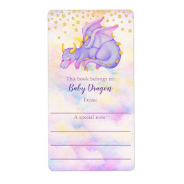 Niedlich Girly Pastel Lila Dragon Buchzeichen