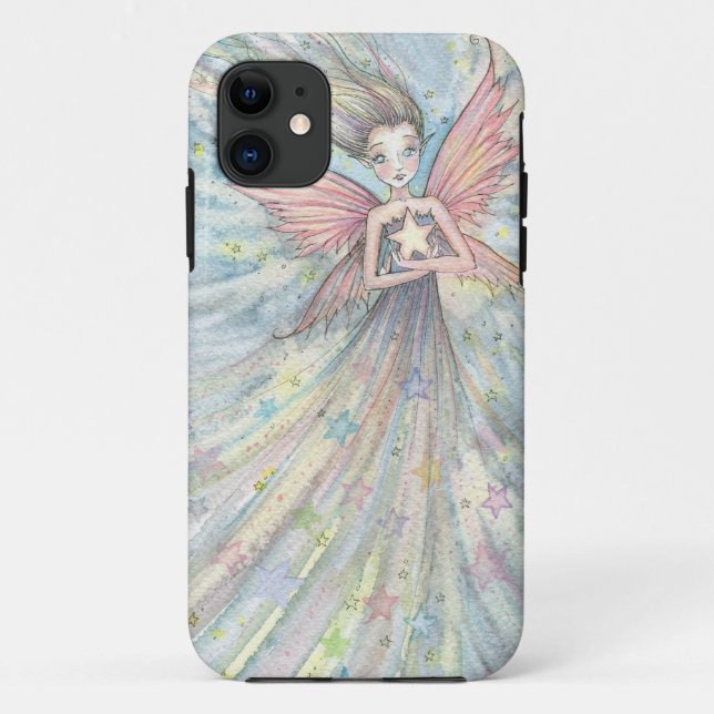 Niedlich Girly Star Fairy Fantasy Art iPhone 5 Fal Case-Mate iPhone Hülle (Rückseite)