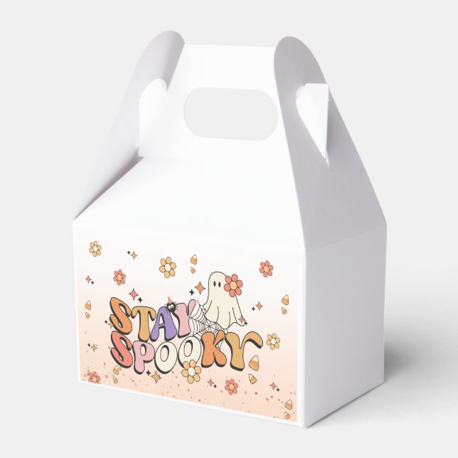 Niedlich Glam Girly Glitzer Bleibe Spooky Hallowee Geschenkschachtel (Vorderseite)