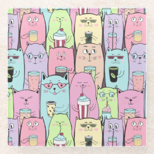 Niedlich Glasuntersetzer