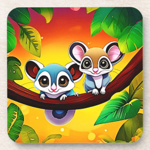 Niedlich Glider Friends Getränkeuntersetzer