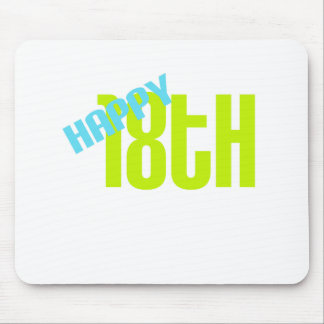 Niedlich, "glücklicher 18. Geburtstag " Mousepad