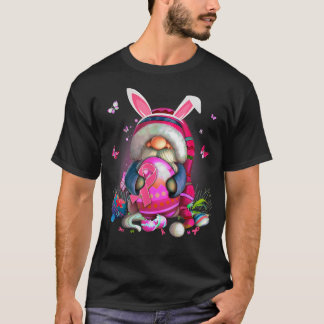 Niedlich Gnome Hugs Bunny Happy Ostereier Jagd Gno T-Shirt