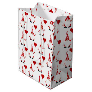 Niedlich Gnome Valentine Mittlere Geschenktüte