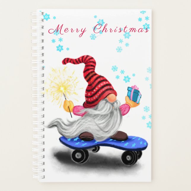 Niedlich Gnome Weihnachtsplaner Planer (Vorderseite)