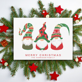 Niedlich Gnomes Frohe Weihnachten