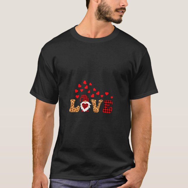 Niedlich Gnomes Valentinstag T - Shirt (Vorderseite)