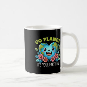 "niedlich Go Planet - Dein Earth Day 2025" Lehrerj Kaffeetasse