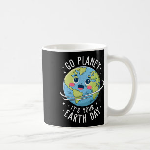 Niedlich Go Planet Der Tag der Erde 2025 Lehrerkin Kaffeetasse